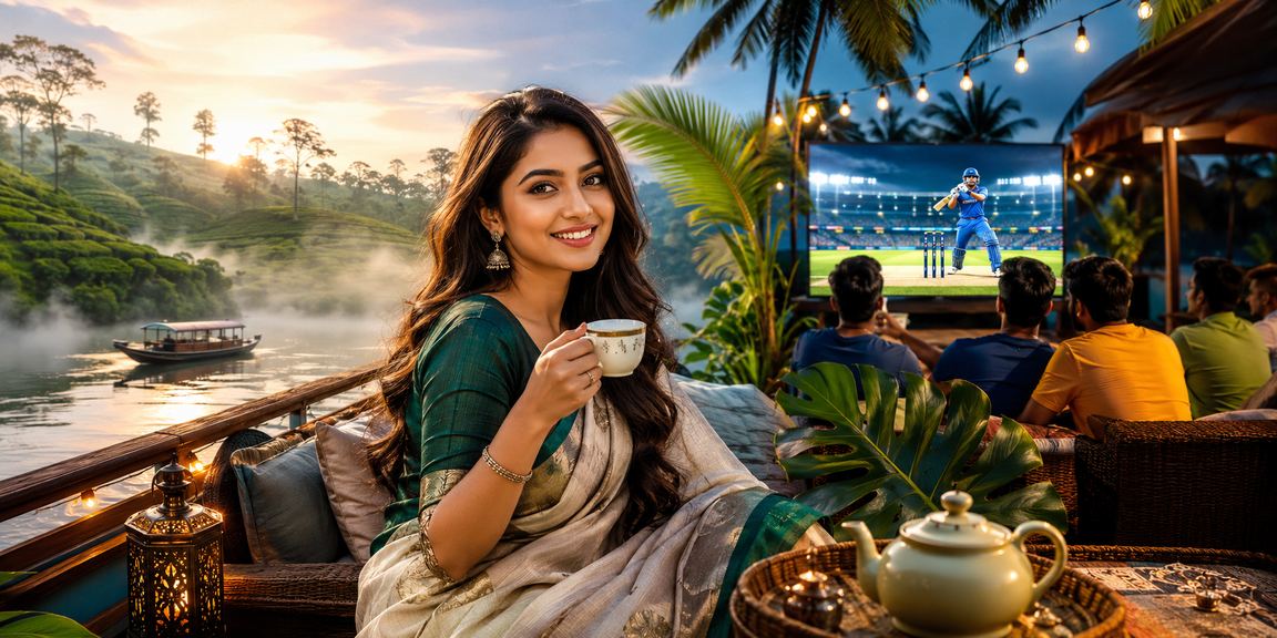 সিলেটের চা বাগানে ক্রিকেট বেটিং প্লেয়ার